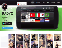 Tablet Screenshot of androidradyo.com